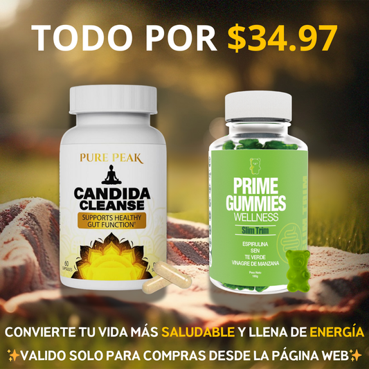 COMBO Protege tu interior💊Candida Cleanse + Prime Gummies