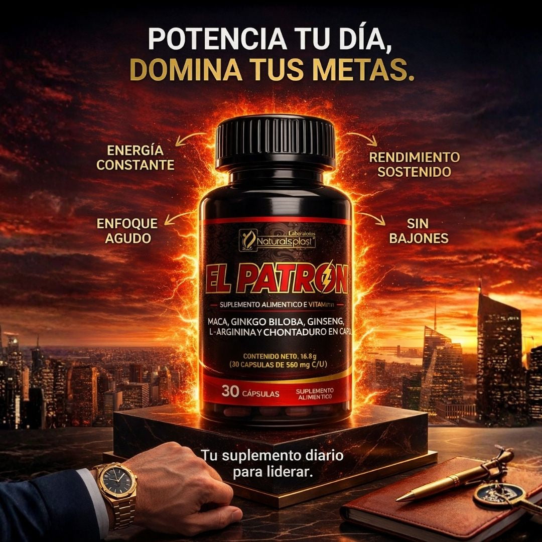 COMBO RENDIMIENTO SUPERIOR 🔥 El Patron + Saw Palmetto + Resveratrol🔥